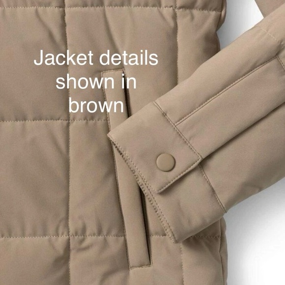 LANDSEND Mens Quilted Stretch Down Jacket With Snap Front 34 to 9 Degrees Temps - Picture 4 of 4